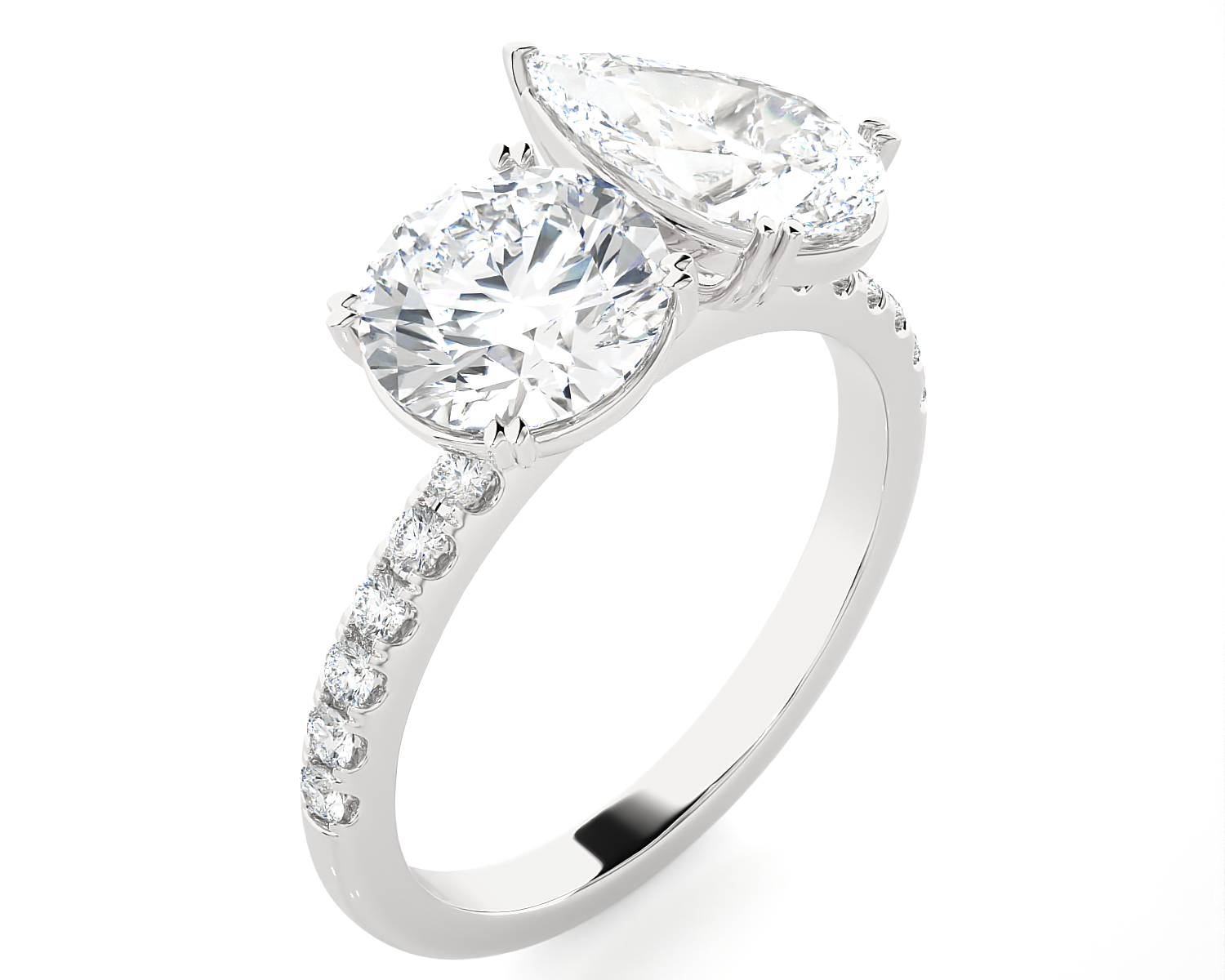 3 3/4 ctw Multi-Shape Lab Grown Diamond Ring