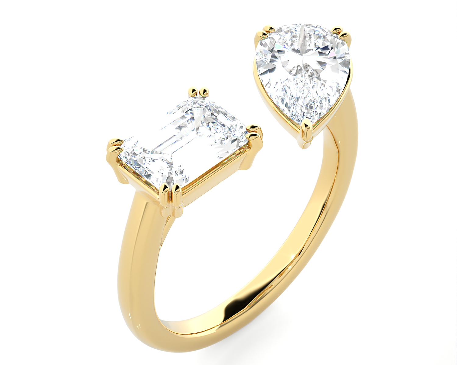 3 1/5 ctw Multi-Shape Lab Grown Diamond Ring