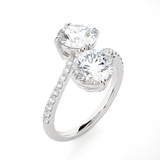 3 1/2 ctw Round Lab Grown Diamond Ring