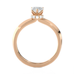 1 ctw Pear-Shaped Lab Grown Diamond Solitaire Engagement Ring