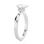 1 ctw Pear-Shaped Lab Grown Diamond Solitaire Engagement Ring