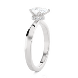 1 ctw Pear-Shaped Lab Grown Diamond Solitaire Engagement Ring