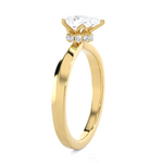 1 ctw Pear-Shaped Lab Grown Diamond Solitaire Engagement Ring