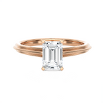 1 ctw Emerald-Cut Lab Grown Diamond Solitaire Engagement Ring