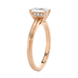1 ctw Emerald-Cut Lab Grown Diamond Solitaire Engagement Ring