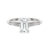 1 ctw Emerald-Cut Lab Grown Diamond Solitaire Engagement Ring