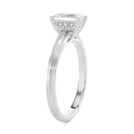 1 ctw Emerald-Cut Lab Grown Diamond Solitaire Engagement Ring