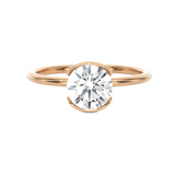 1 1/3 ctw Round Lab Grown Diamond Solitaire Engagement Ring