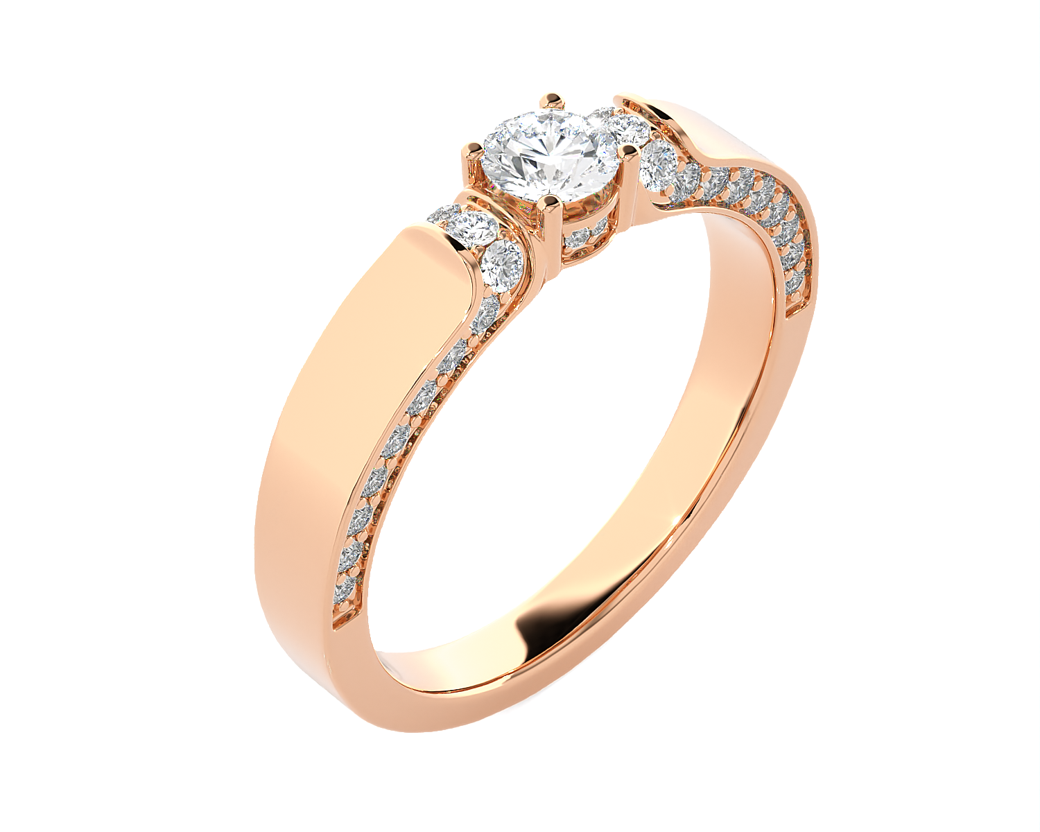 5/8 ctw Round Lab Grown Diamond Ring