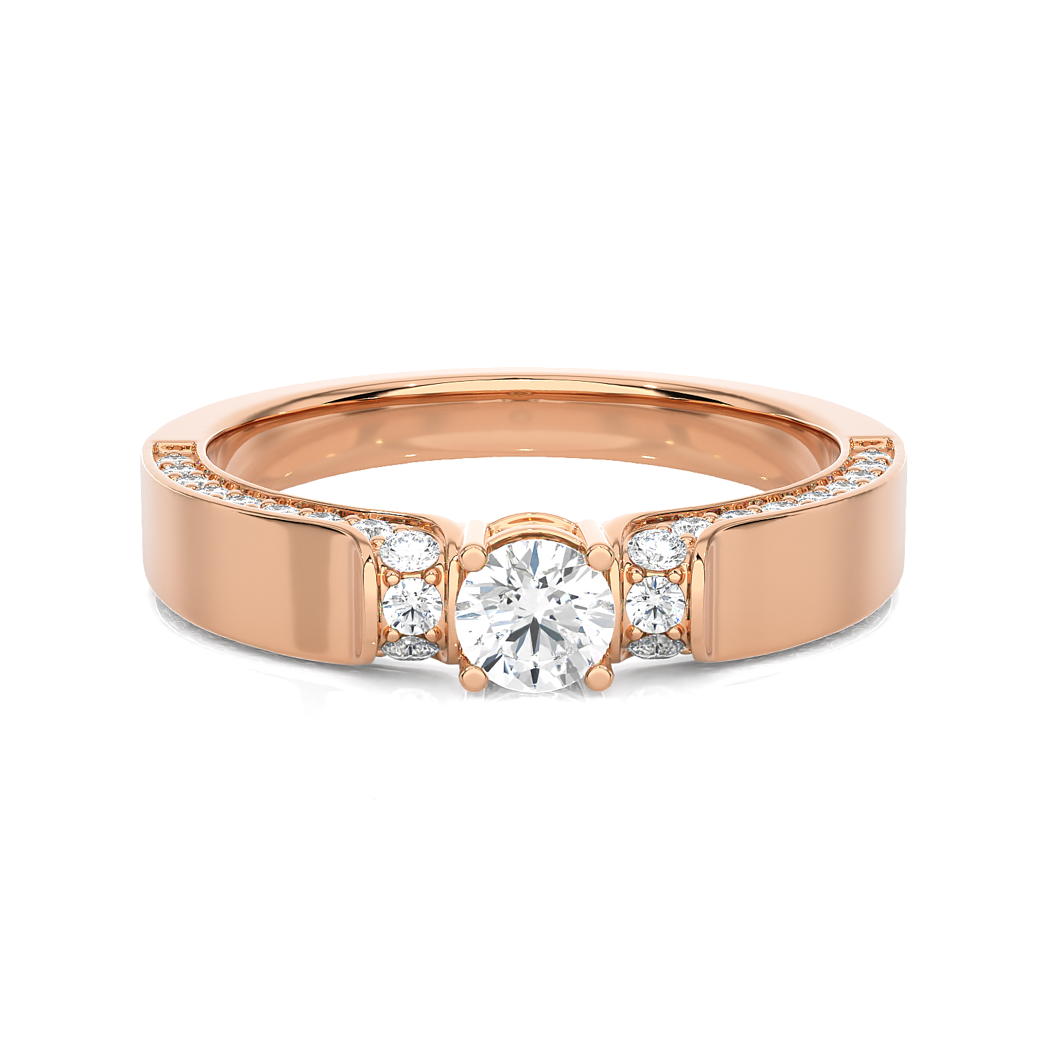 5/8 ctw Round Lab Grown Diamond Ring
