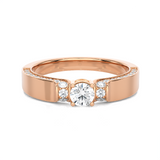 5/8 ctw Round Lab Grown Diamond Ring