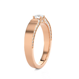 5/8 ctw Round Lab Grown Diamond Ring
