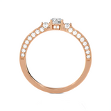 5/8 ctw Round Lab Grown Diamond Ring