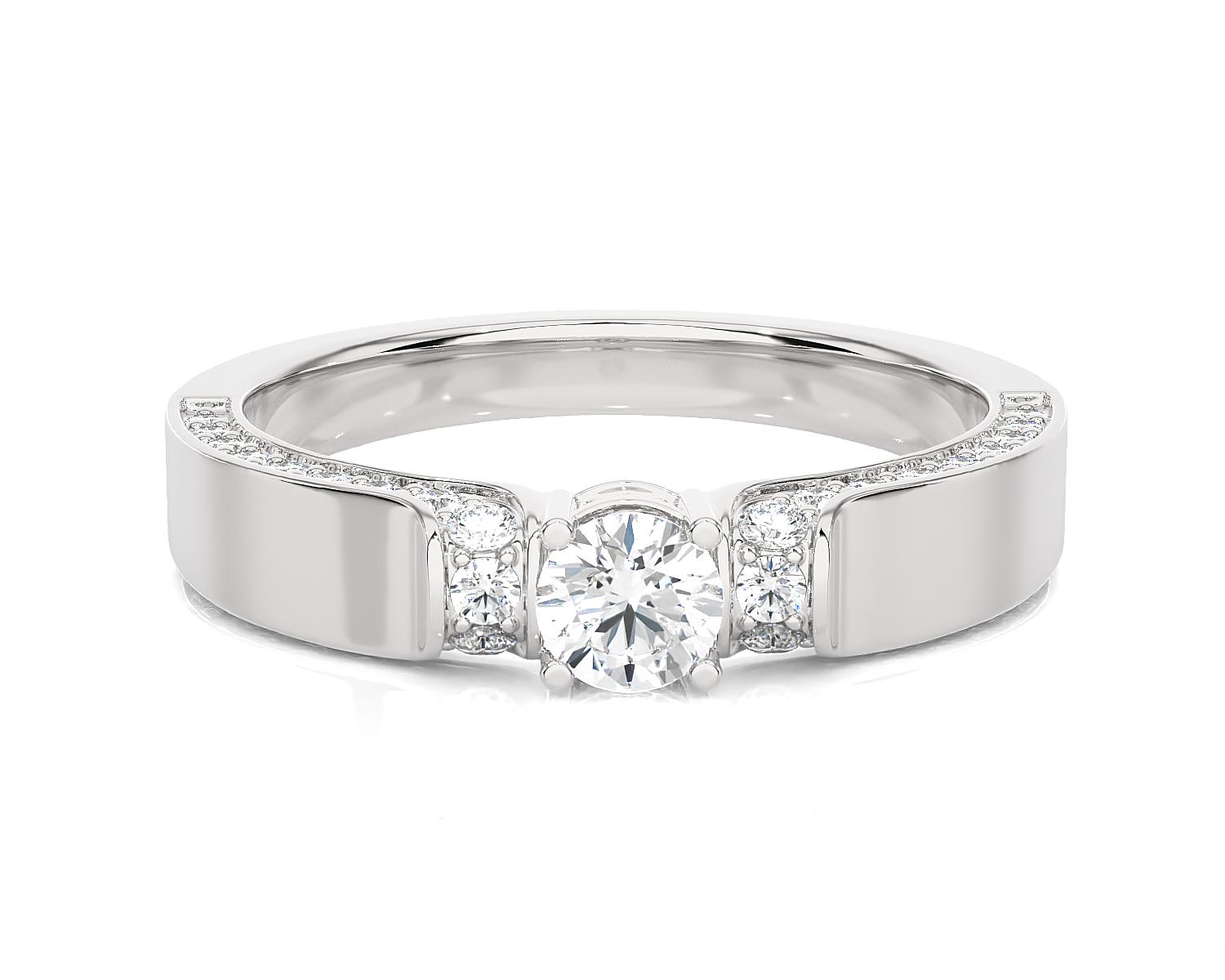 5/8 ctw Round Lab Grown Diamond Ring