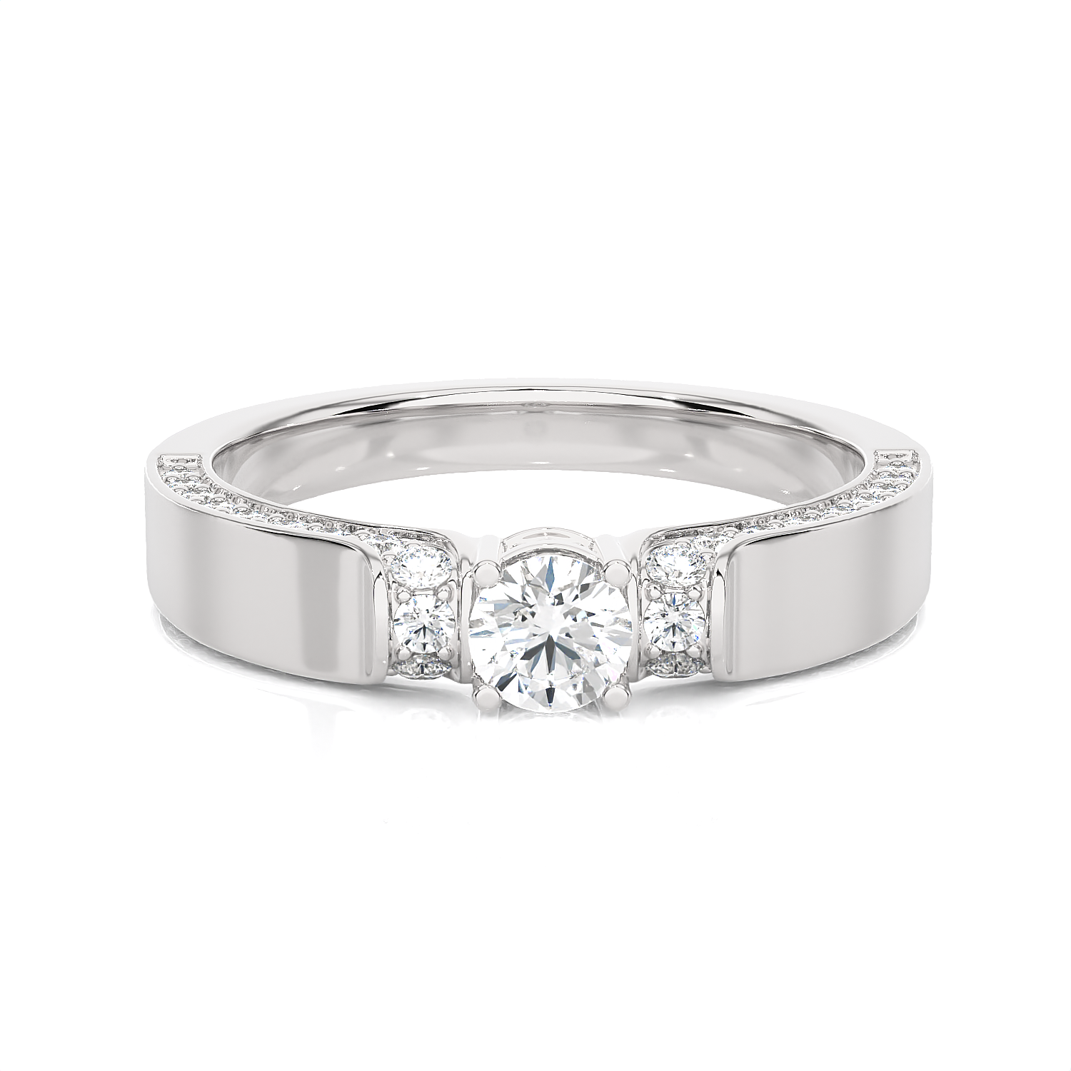 5/8 ctw Round Lab Grown Diamond Ring