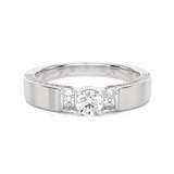 5/8 ctw Round Lab Grown Diamond Ring