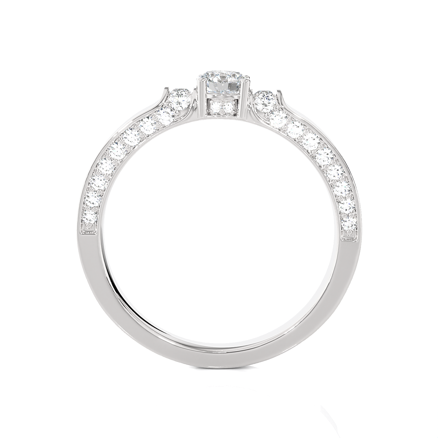 5/8 ctw Round Lab Grown Diamond Ring