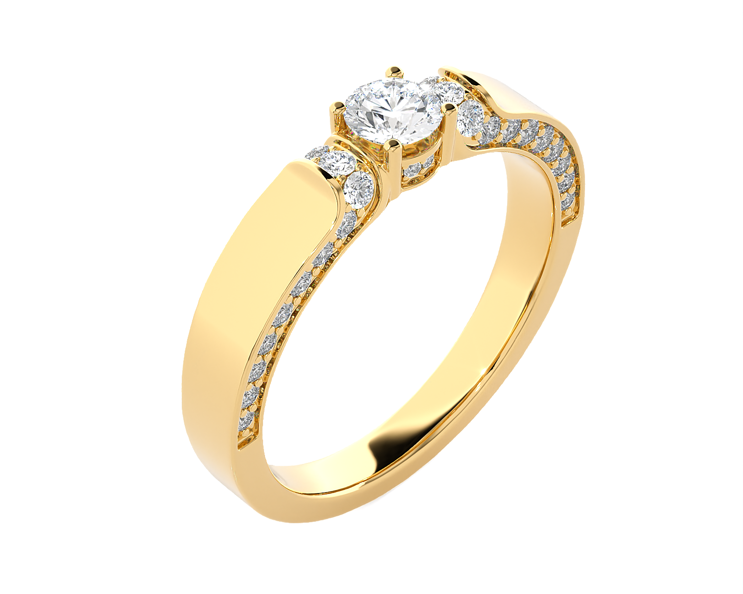 5/8 ctw Round Lab Grown Diamond Ring