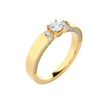 5/8 ctw Round Lab Grown Diamond Ring