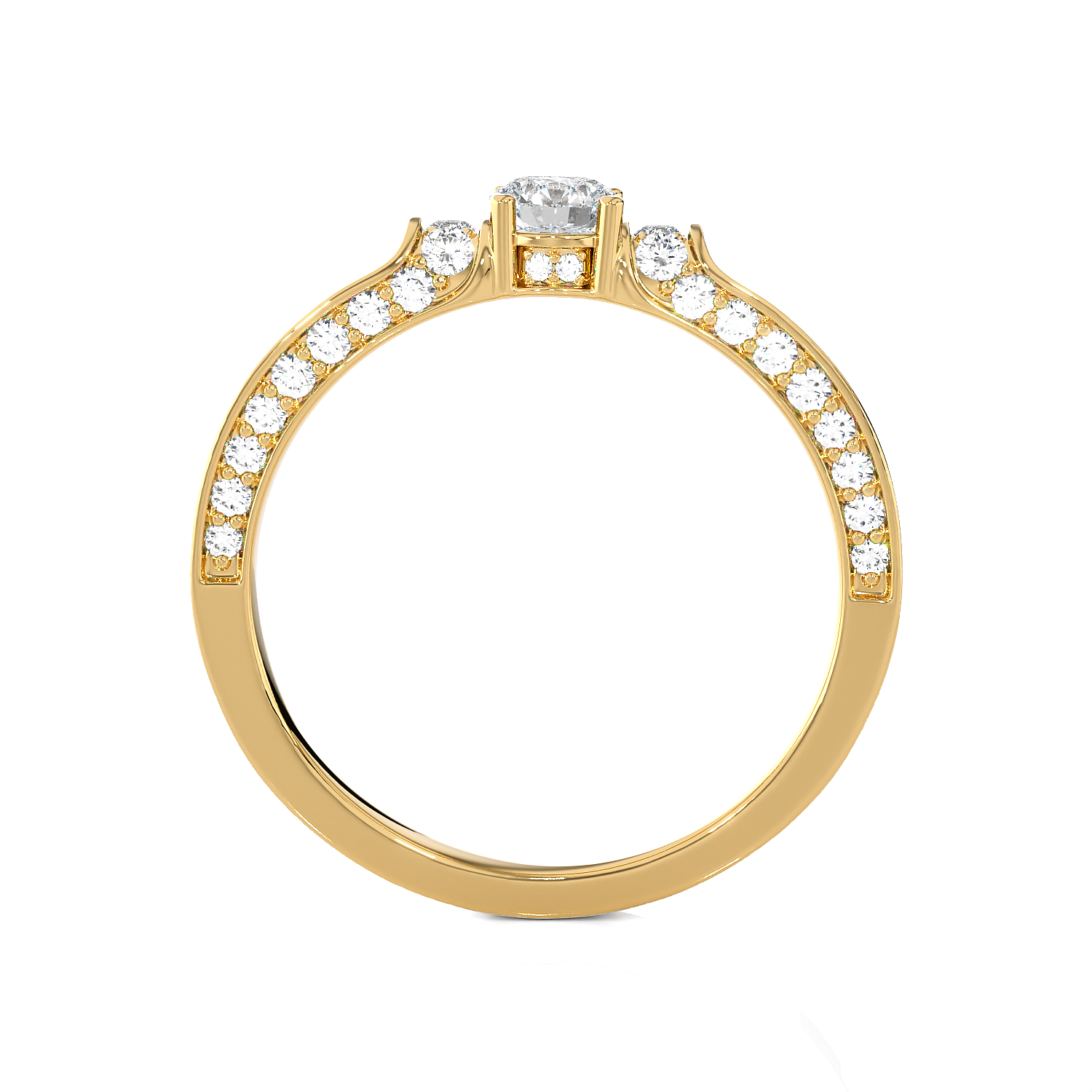 5/8 ctw Round Lab Grown Diamond Ring