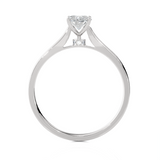 3/4 ctw Oval Lab Grown Diamond Solitaire Engagement Ring