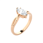 1 ctw Marquise Lab Grown Diamond Solitaire Engagement Ring