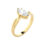 1 ctw Marquise Lab Grown Diamond Solitaire Engagement Ring