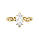 1 ctw Marquise Lab Grown Diamond Solitaire Engagement Ring