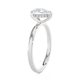 1 ctw Pear-Shaped Lab Grown Diamond Solitaire Engagement Ring