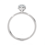 1 ctw Pear-Shaped Lab Grown Diamond Solitaire Engagement Ring
