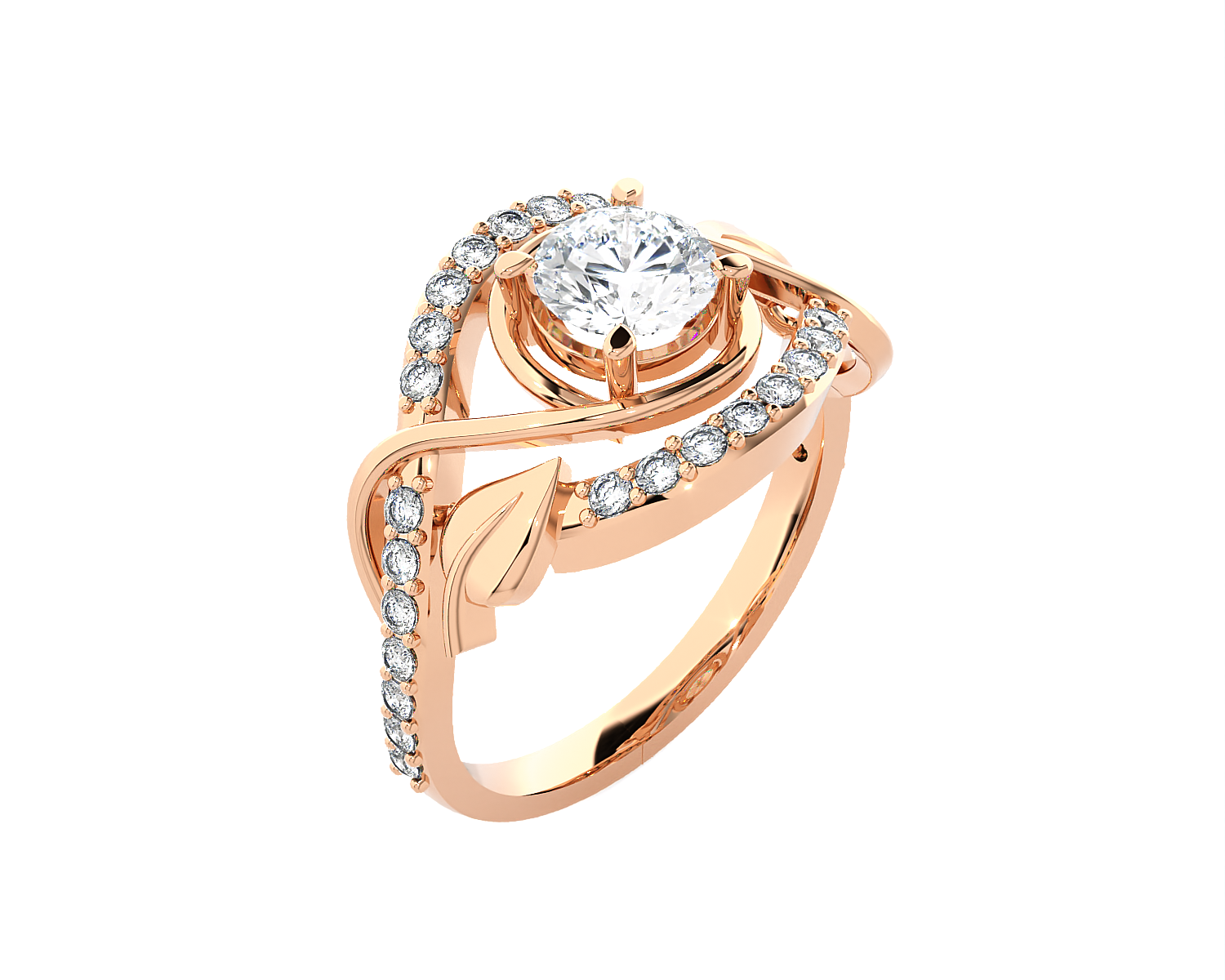 1 1/4 ctw Round Lab Grown Diamond Ring