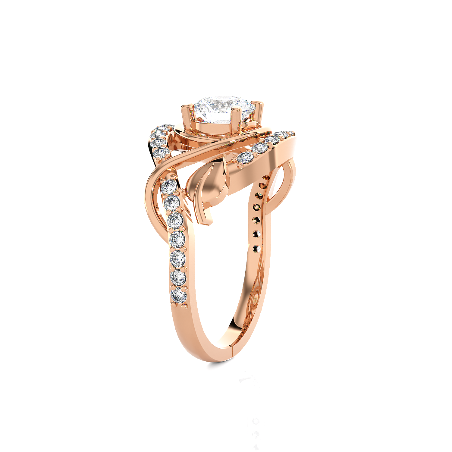 1 1/4 ctw Round Lab Grown Diamond Ring