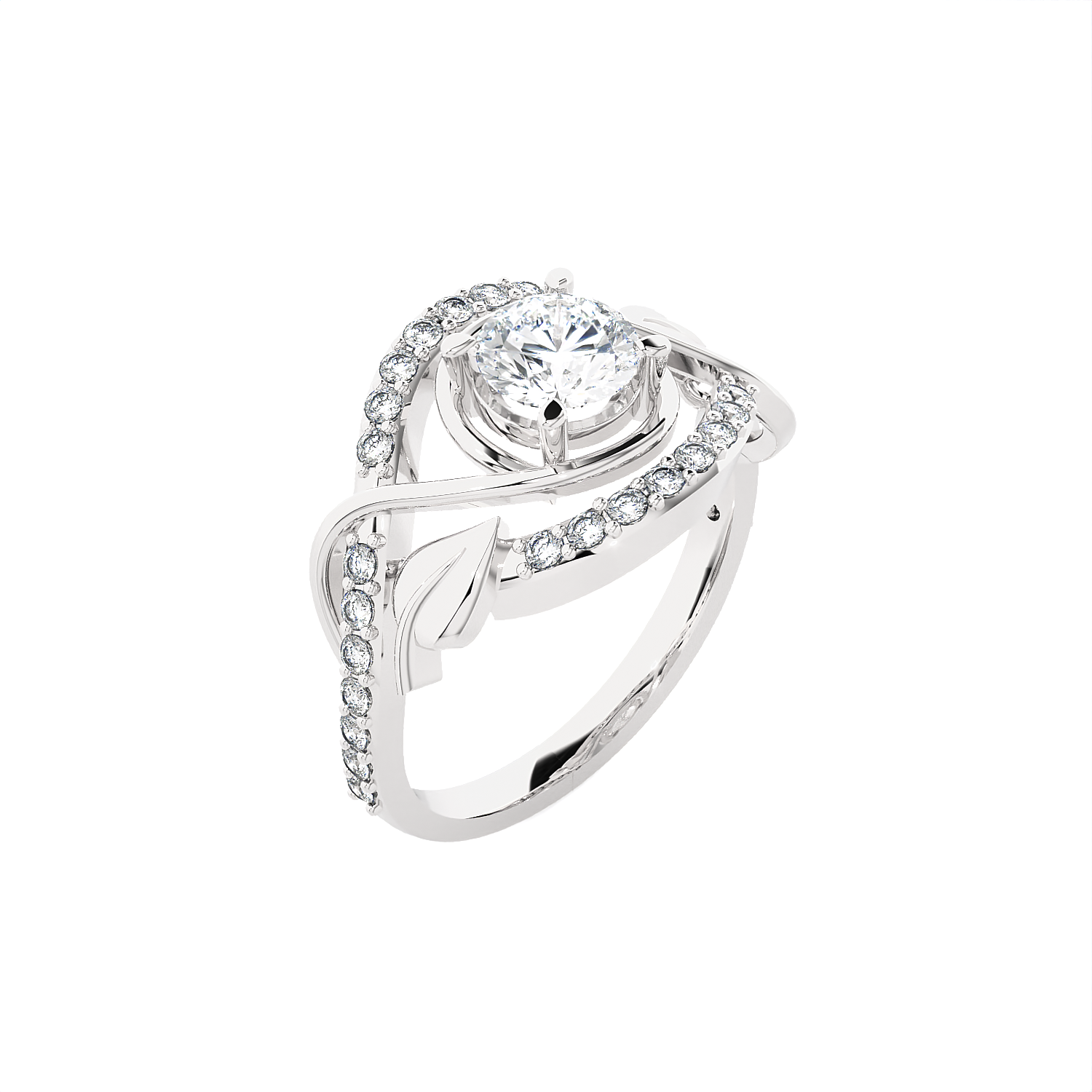 1 1/4 ctw Round Lab Grown Diamond Ring