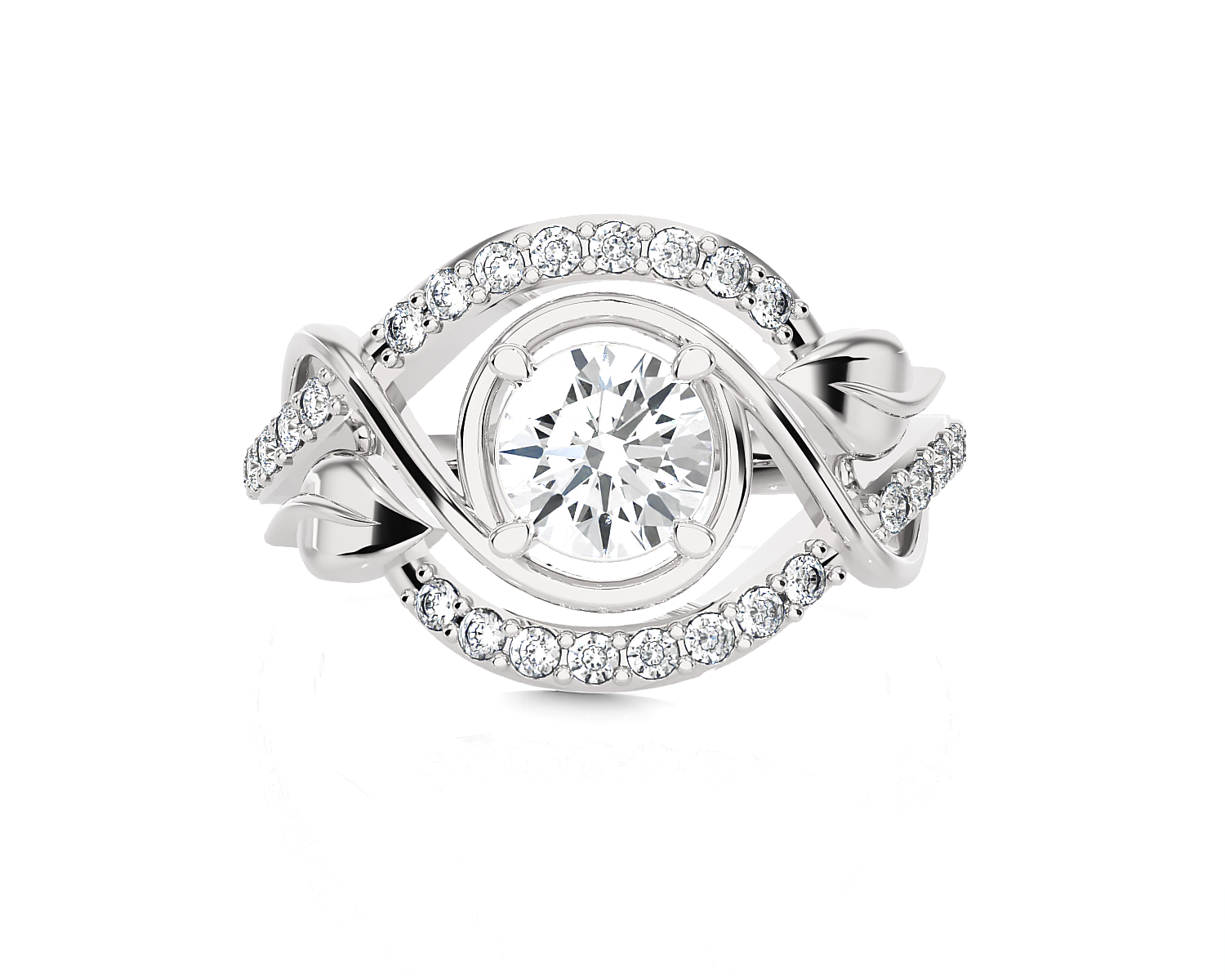 1 1/4 ctw Round Lab Grown Diamond Ring