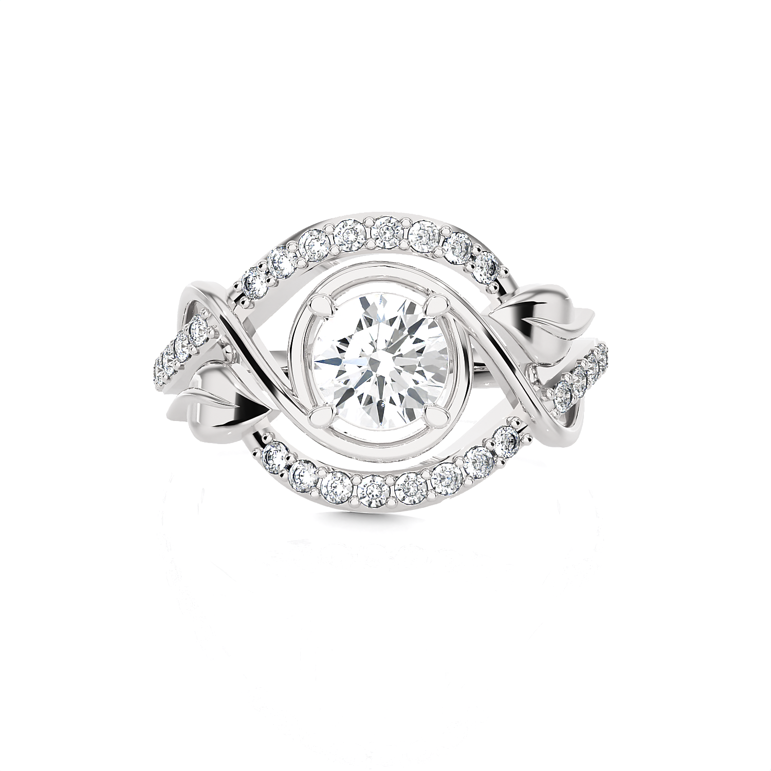 1 1/4 ctw Round Lab Grown Diamond Ring