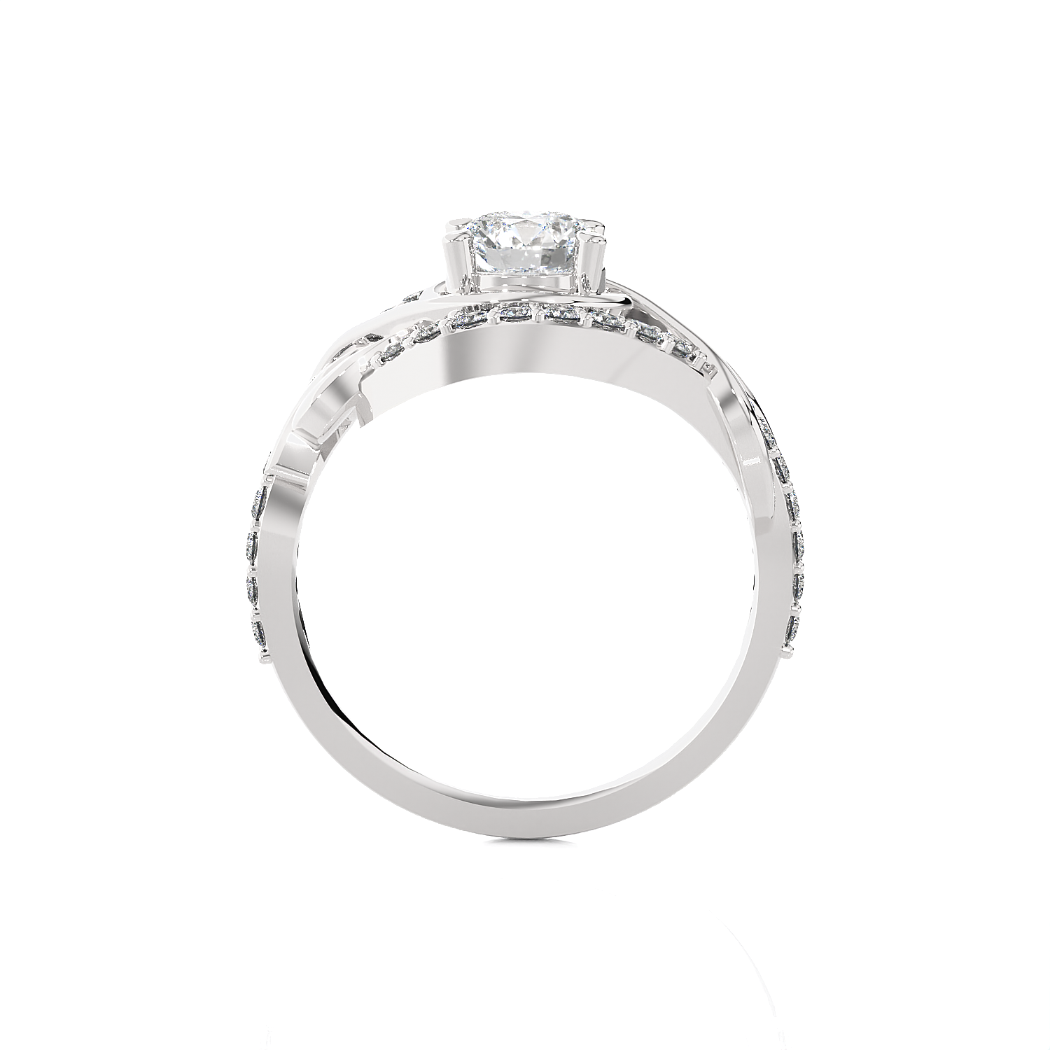 1 1/4 ctw Round Lab Grown Diamond Ring