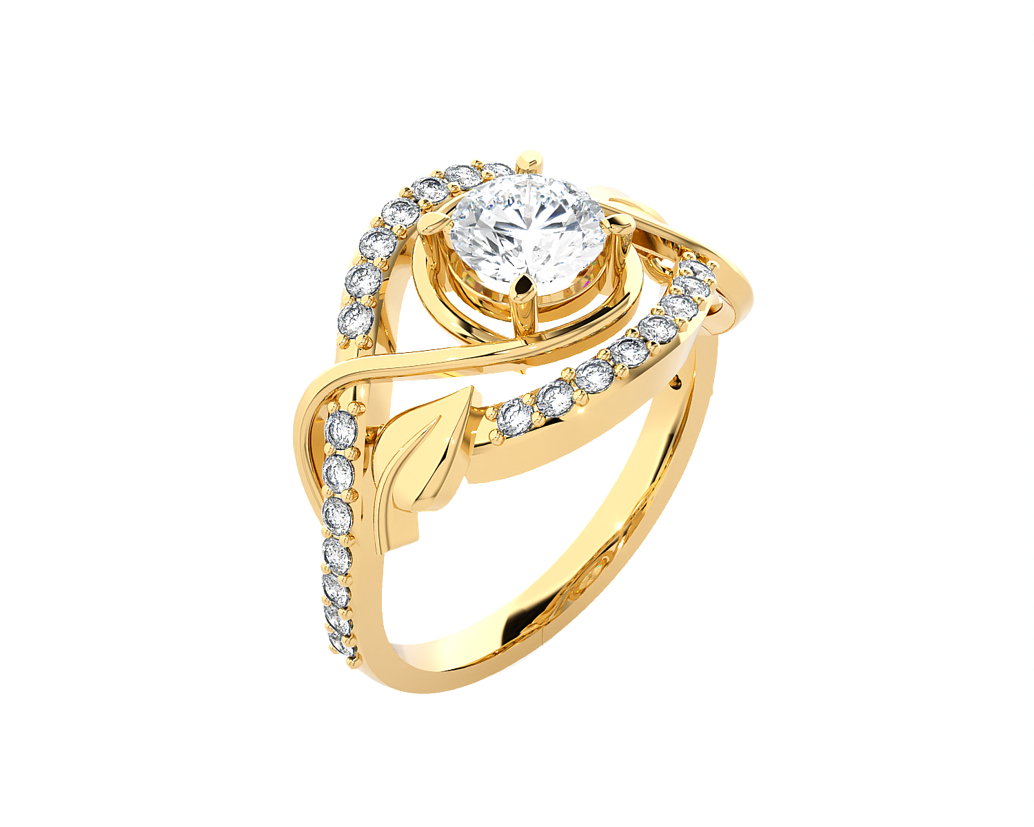 1 1/4 ctw Round Lab Grown Diamond Ring