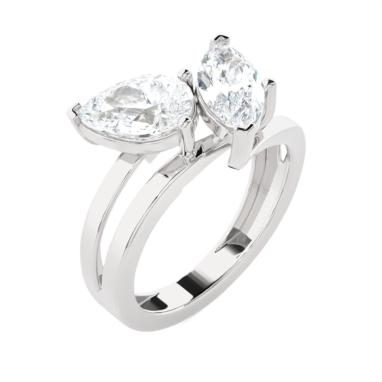 2 1/5 ctw Multi-Shape Lab Grown Diamond Ring