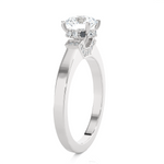 1 ctw Round Lab Grown Diamond Halo Engagement Ring