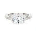 1 1/4 ctw Oval Lab Grown Diamond Solitaire Engagement Ring