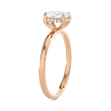 Oval Lab Grown Diamond Solitaire Engagement Ring