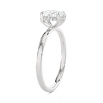 Oval Lab Grown Diamond Solitaire Engagement Ring