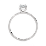 Oval Lab Grown Diamond Solitaire Engagement Ring