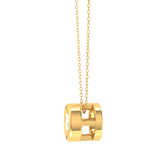 Round Lab Grown Diamond Solitaire Pendant