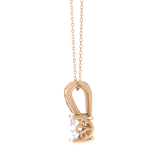 Oval Lab Grown Diamond Solitaire Pendant