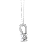 Oval Lab Grown Diamond Solitaire Pendant