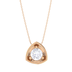 Round Lab Grown Diamond Solitaire Pendant