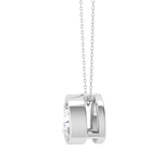Round Lab Grown Diamond Solitaire Pendant