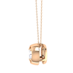 Round Lab Grown Diamond Solitaire Pendant