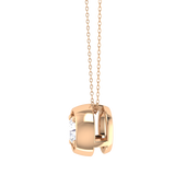 Round Lab Grown Diamond Solitaire Pendant